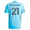 Bongokuhle Hlongwane Minnesota United FC adidas 2025 CONVERGENCE On-Field Authentic Jersey - Blue - Detail View