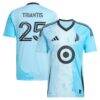 Nectarios Triantis Minnesota United FC adidas 2025 CONVERGENCE Replica Jersey - Blue - Front View