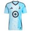 Nectarios Triantis Minnesota United FC adidas 2025 CONVERGENCE Replica Jersey - Blue - Side View