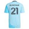 Bongokuhle Hlongwane Minnesota United FC adidas 2025 CONVERGENCE Replica Jersey - Blue - Detail View