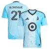 Bongokuhle Hlongwane Minnesota United FC adidas 2025 CONVERGENCE Replica Jersey - Blue - Front View