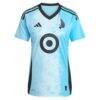 Nectarios Triantis Minnesota United FC adidas Women's 2025 CONVERGENCE Replica Jersey - Blue - Side View