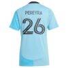 Joaquín Pereyra Minnesota United FC adidas Women's 2025 CONVERGENCE Replica Jersey - Blue - Detail View