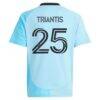 Nectarios Triantis Minnesota United FC adidas Youth 2025 CONVERGENCE Replica Jersey - Blue - Detail View