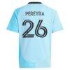 Joaquín Pereyra Minnesota United FC adidas Youth 2025 CONVERGENCE Replica Jersey - Blue - Detail View