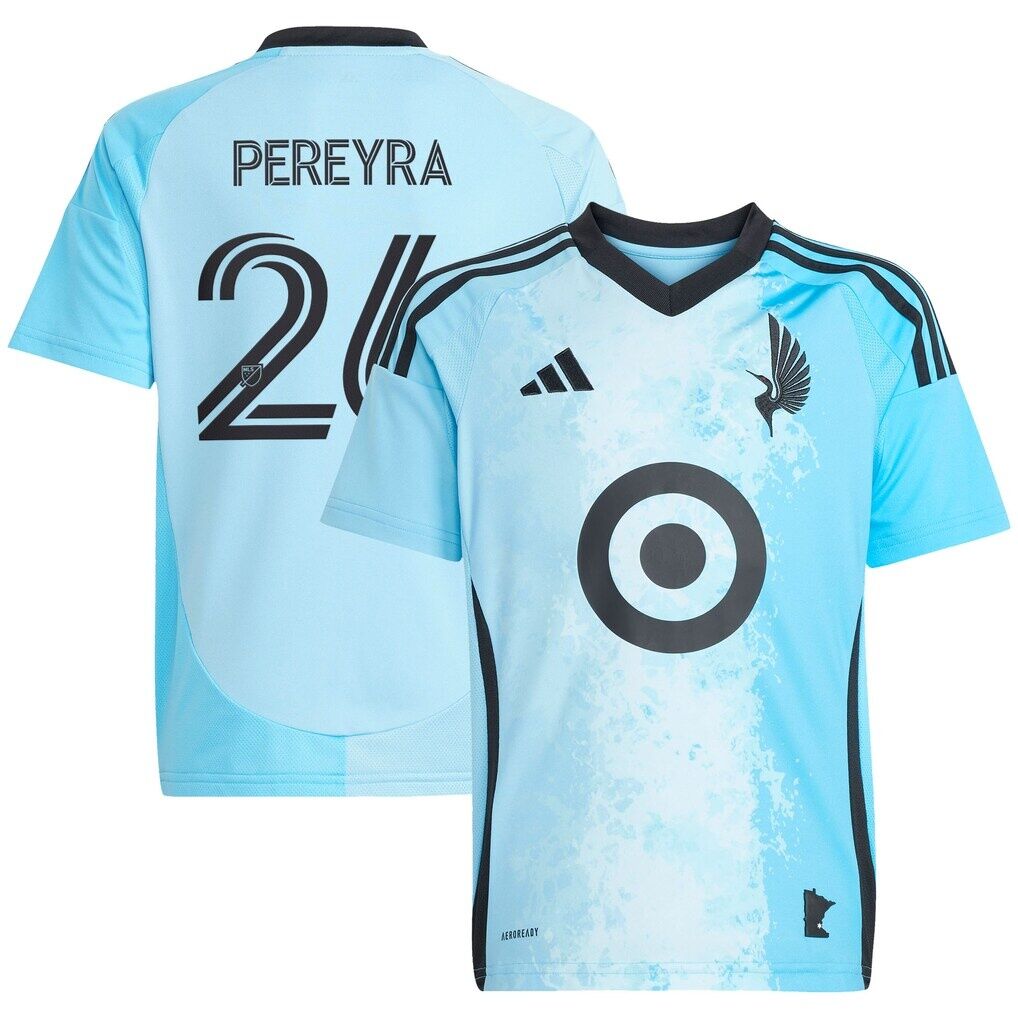 Joaquín Pereyra Minnesota United FC adidas Youth 2025 CONVERGENCE Replica Jersey