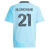 Bongokuhle Hlongwane Minnesota United FC adidas Youth 2025 CONVERGENCE Replica Jersey - Blue - Detail View