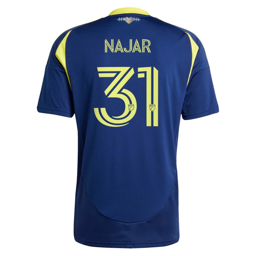 Andy Najar Nashville SC adidas 2025 The Heart of Nashville Kit Replica Jersey