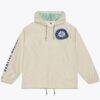 Ichiro Suzuki Seattle Mariners Mitchell & Ness Full-Snap Yacht Rock Name & Number Hooded Coach's Jacket - Cream - Front View