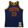 LeBron James Cleveland Cavaliers Mitchell & Ness Big & Tall 2015/16 Swingman Jersey - Navy - Side View