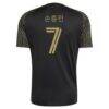 LAFC adidas 2026 Primary Kit Replica Jersey - Black - Detail View