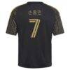 LAFC adidas Youth 2026 Primary Kit Replica Jersey - Black - Detail View