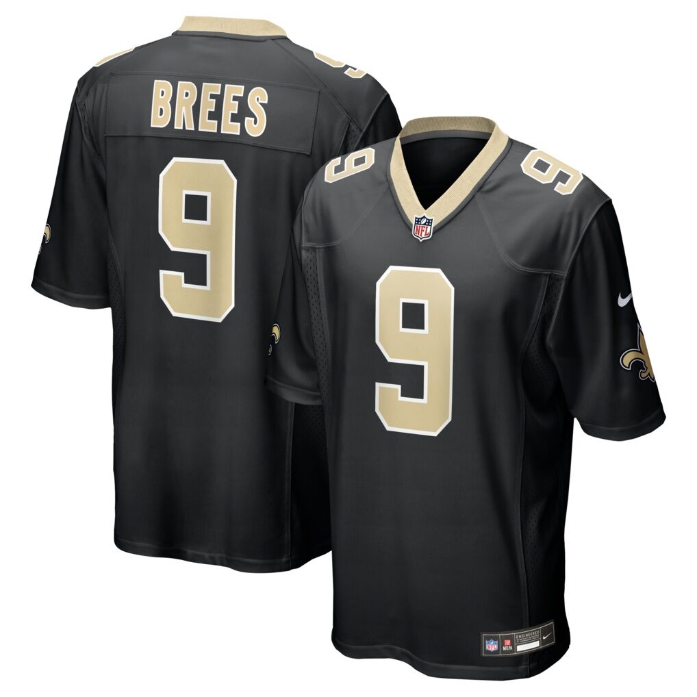 Drew Brees New Orleans Saints Nike Team Game Jersey