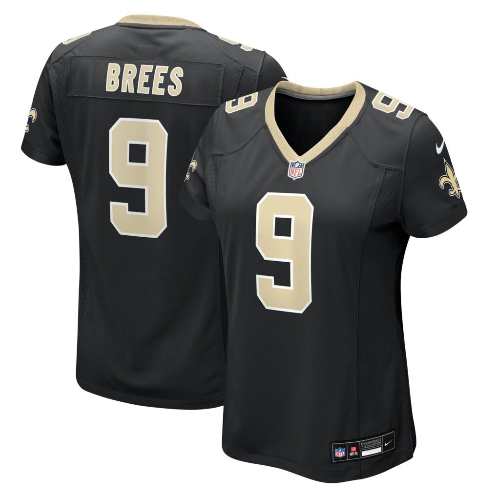 Drew Brees New Orleans Saints Nike Women's Team Game Jersey