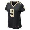 Drew Brees New Orleans Saints Nike Women's Team Game Jersey - Black - Side View