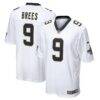 Drew Brees New Orleans Saints Nike Game Jersey - White - Front View