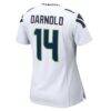 Sam Darnold Seattle Seahawks Nike Women's Game Jersey - White - Detail View