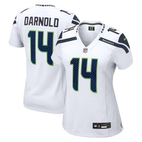 Sam Darnold Seattle Seahawks Nike Women's Game Jersey - White - Front View