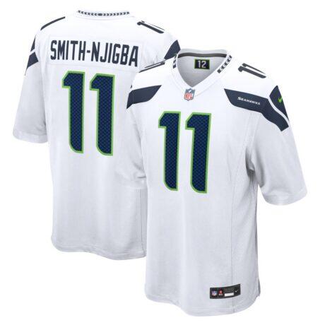 Jaxon Smith-Njigba Seattle Seahawks Nike Game Jersey - White - Front View