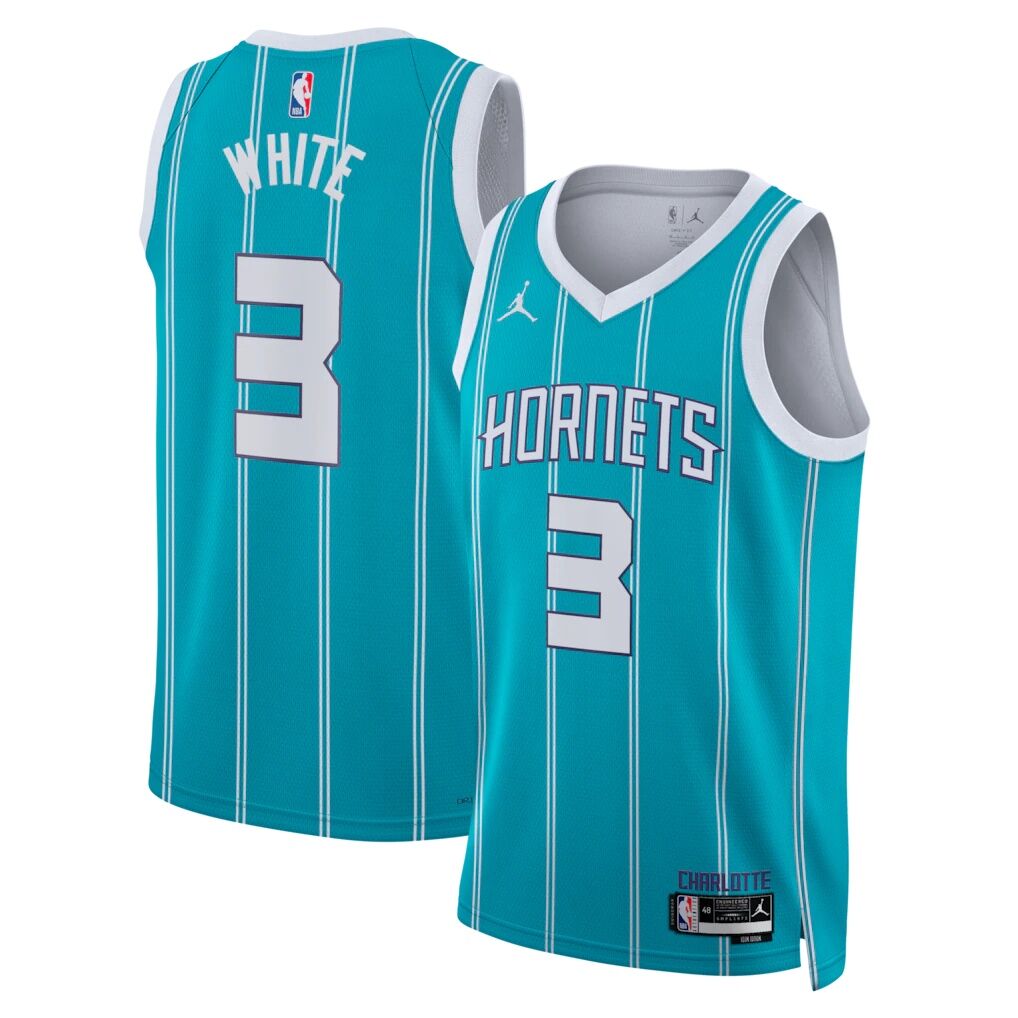 Coby White Charlotte Hornets Jordan Brand Unisex Swingman Jersey – Icon Edition