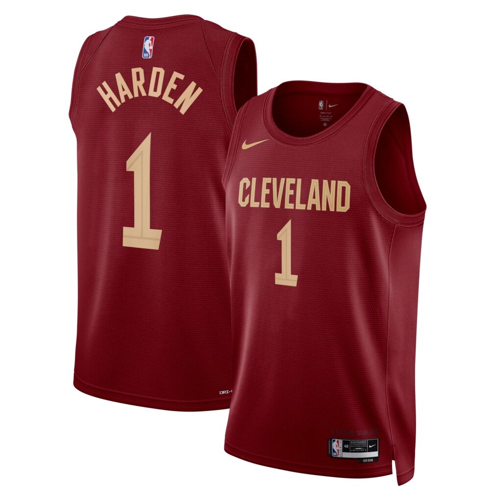 James Harden Cleveland Cavaliers Nike Unisex Swingman Jersey – Icon Edition – Wine