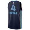 Walter Clayton Jr. Memphis Grizzlies Nike Unisex Swingman Jersey - Navy - Detail View
