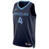 Walter Clayton Jr. Memphis Grizzlies Nike Unisex Swingman Jersey - Navy - Side View