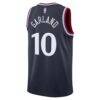 Darius Garland LA Clippers Nike Unisex Swingman Jersey - Navy - Detail View