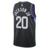 Jaren Jackson Jr. Utah Jazz Jordan Brand Unisex Swingman Jersey - Black - Detail View