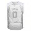 Jayson Tatum Boston Celtics Outerstuff Youth Hometown Fashion Jersey - White - Detail View