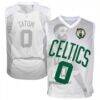 Jayson Tatum Boston Celtics Outerstuff Youth Hometown Fashion Jersey - White - Front View
