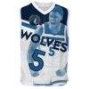 Anthony Edwards Minnesota Timberwolves Outerstuff Youth Hometown Fashion Jersey - Blue - Side View