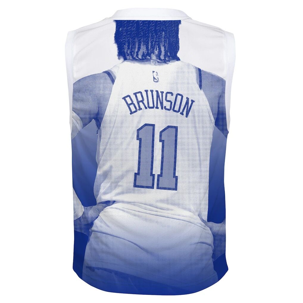 Jalen Brunson New York Knicks Outerstuff Youth Hometown Fashion Jersey