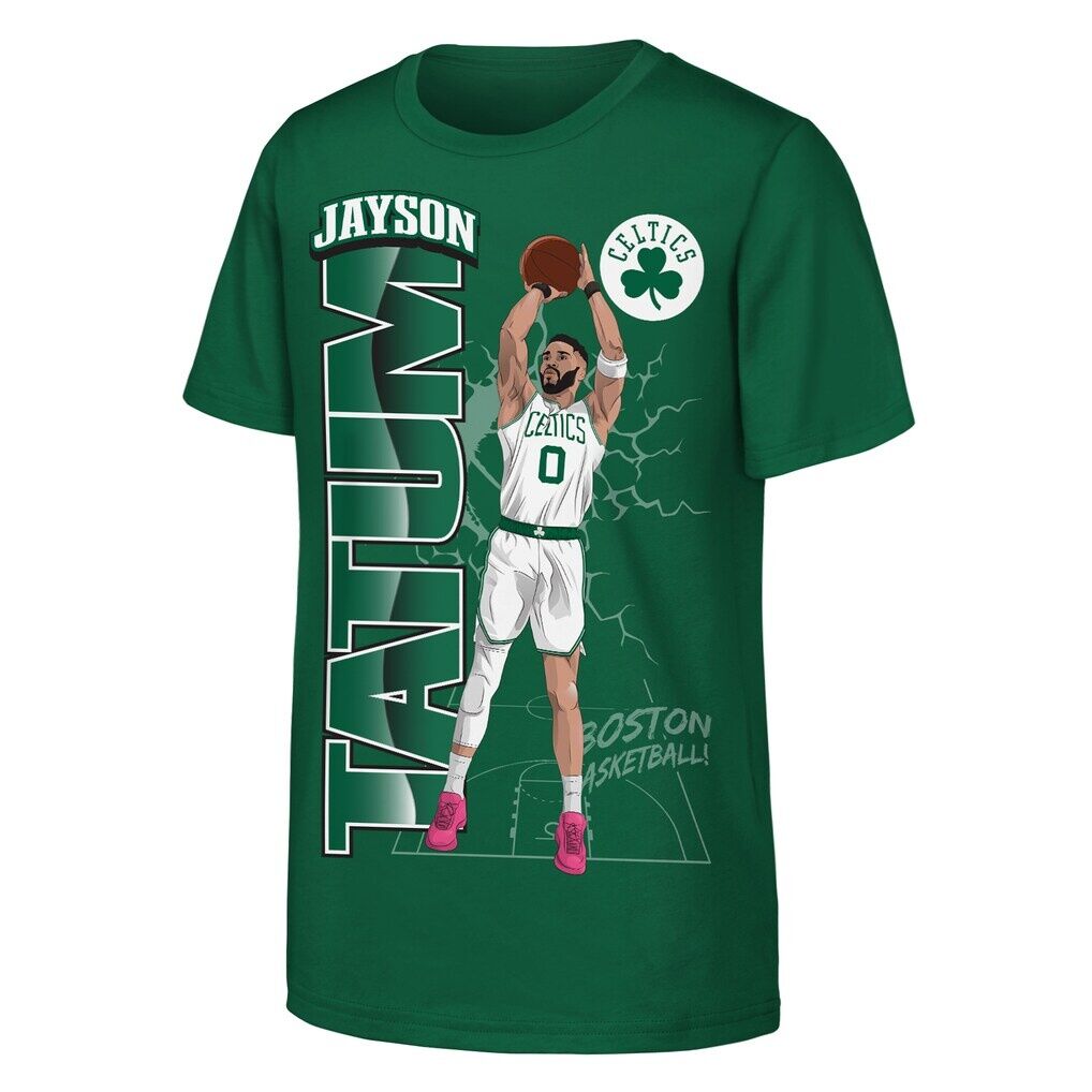 Jayson Tatum Boston Celtics Outerstuff Youth Height T-Shirt