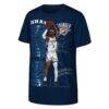 Shai Gilgeous-Alexander Oklahoma City Thunder Outerstuff Youth Height T-Shirt - Navy - Front View