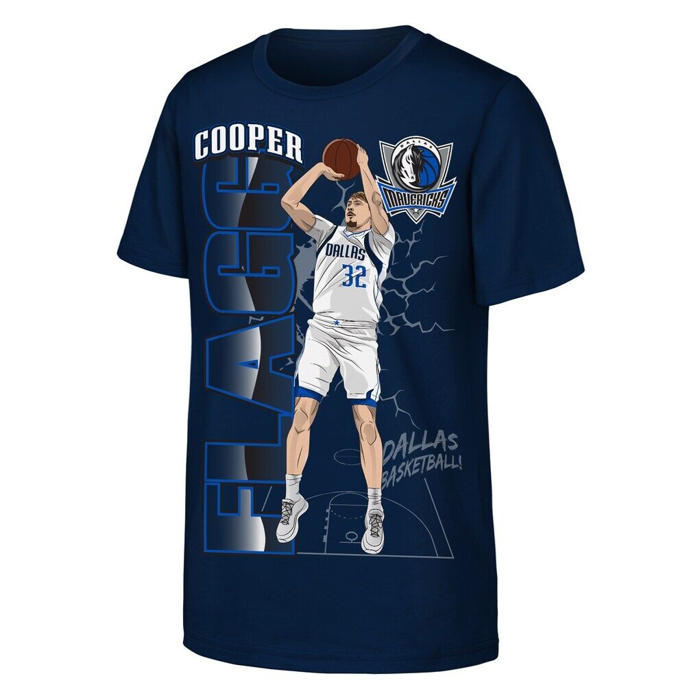Cooper Flagg Dallas Mavericks Outerstuff Youth Height T-Shirt