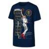 Nikola Jokić Denver Nuggets Outerstuff Youth Height T-Shirt - Navy - Front View