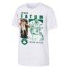 Jayson Tatum Boston Celtics Outerstuff Youth Highlights T-Shirt - White - Front View