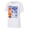 Jalen Brunson New York Knicks Outerstuff Youth Highlights T-Shirt - White - Front View