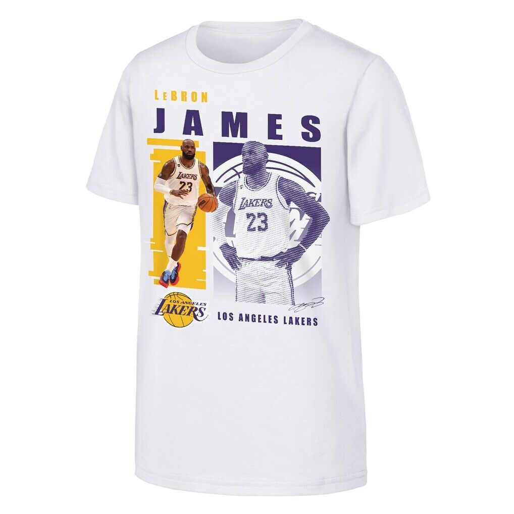 LeBron James Los Angeles Lakers Outerstuff Youth Highlights T-Shirt