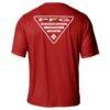 Florida Panthers Columbia PFG Terminal Tackle Omni-Shade T-Shirt - Red - Detail View
