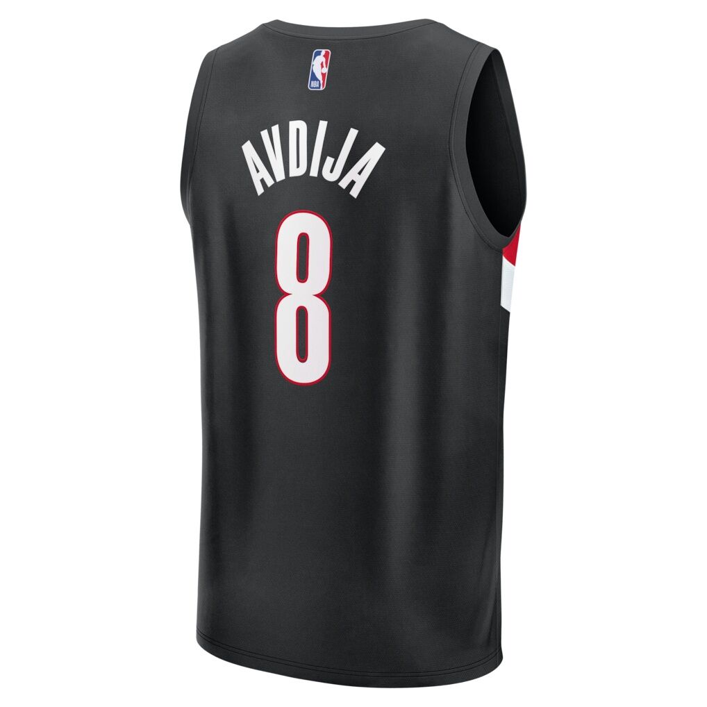 Deni Avdija Portland Trail Blazers Fashion7 Fast Break Replica Jersey - Icon Edition