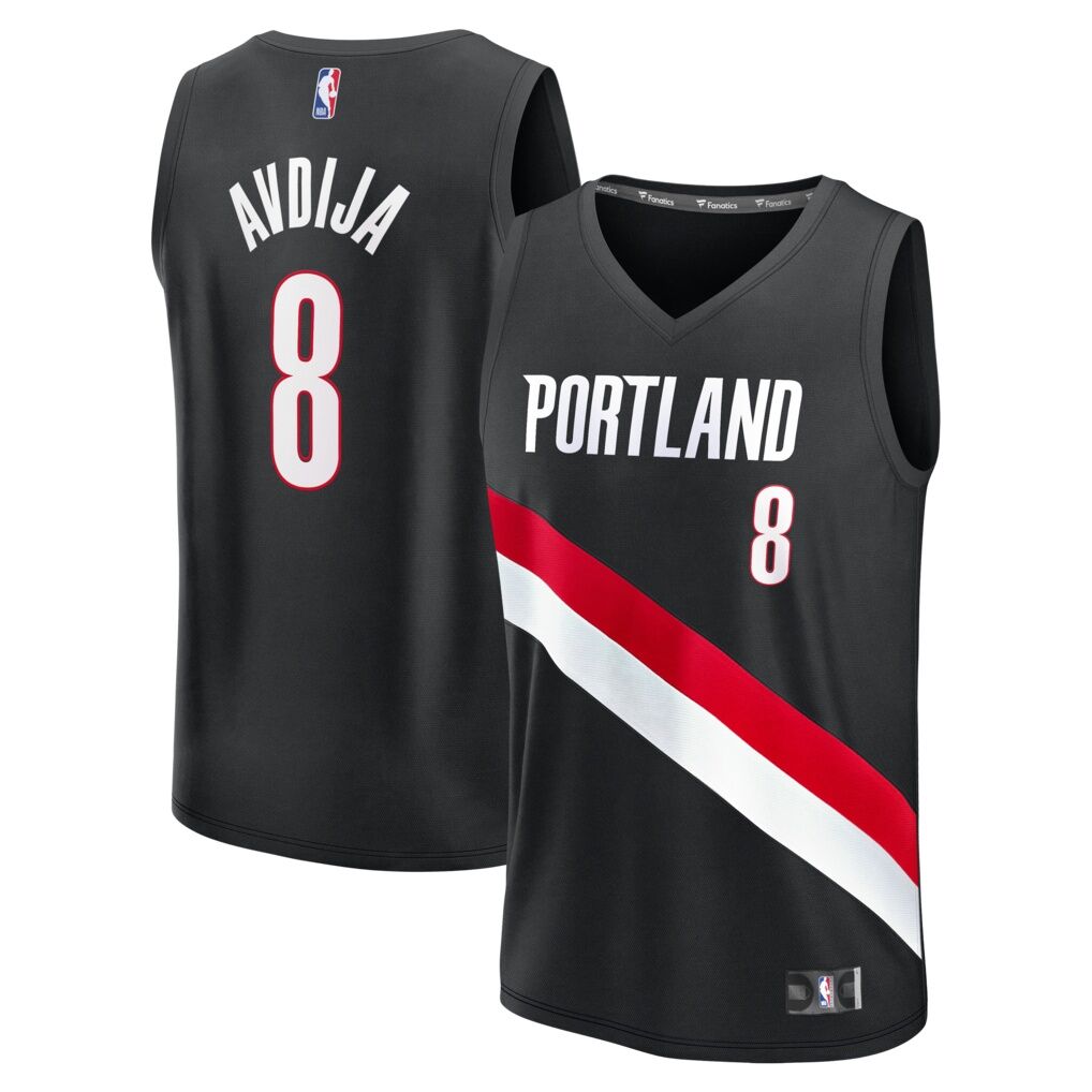 Deni Avdija Portland Trail Blazers Fashion7 Fast Break Replica Jersey - Icon Edition