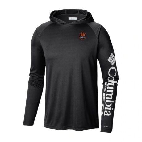 Houston Dynamo FC Columbia Terminal Tackle Omni-Wick Hoodie - Black - Front View