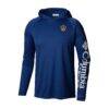 LA Galaxy Columbia Terminal Tackle Omni-Wick Hoodie - Navy - Front View