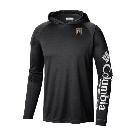LAFC Columbia Terminal Tackle Omni-Wick Hoodie - Black - Front View