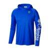 Seattle Sounders FC Columbia Terminal Tackle Omni-Wick Hoodie - Blue - Front View