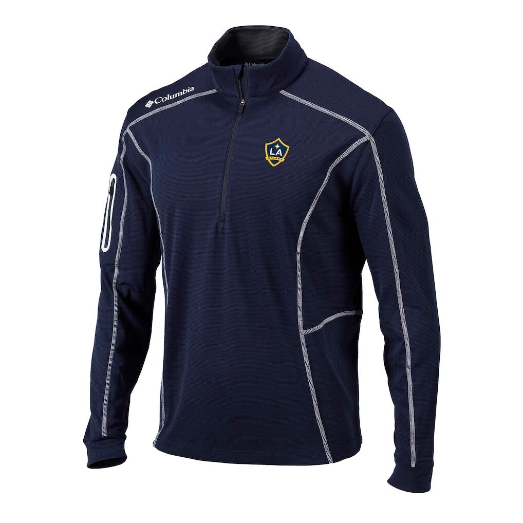 LA Galaxy Columbia Omni-Wick Shotgun Quarter-Zip Pullover