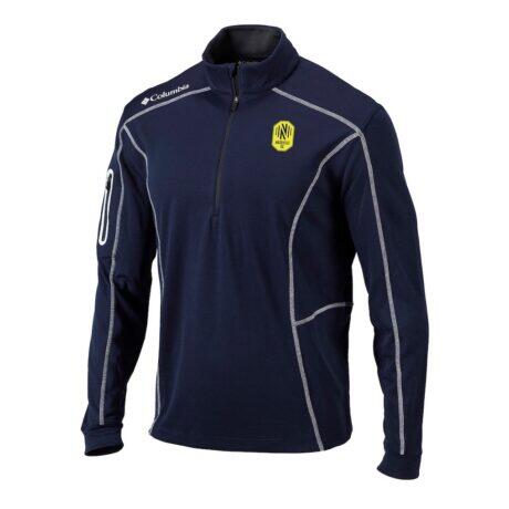 Nashville SC Columbia Omni-Wick Shotgun Quarter-Zip Pullover - Navy - Front View