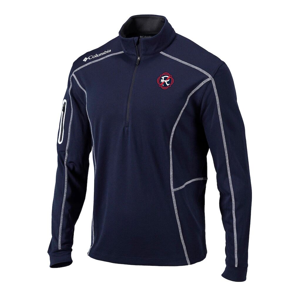 New England Revolution Columbia Omni-Wick Shotgun Quarter-Zip Pullover